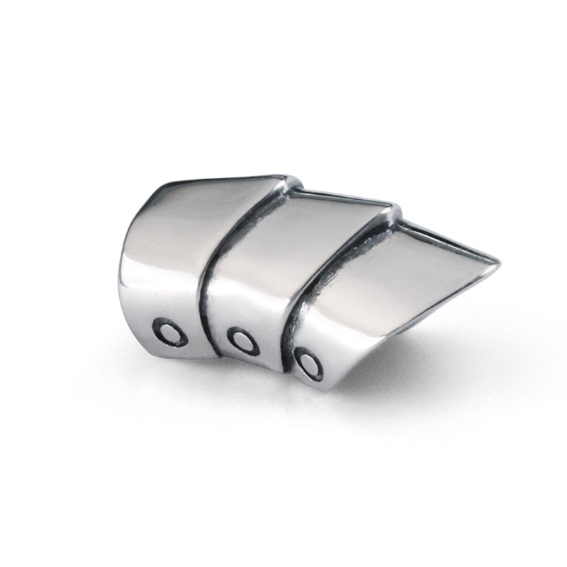 Men's 925 silver plated ear clips for no ear hole ear jewelry men and women domineering armor ear bone clip gift