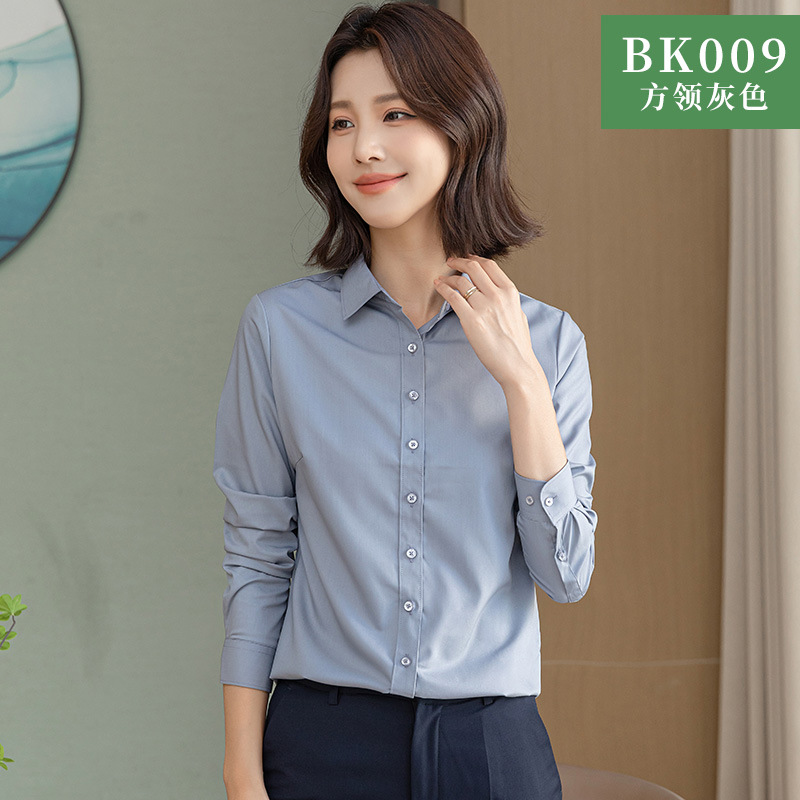 35/S · bk009【长袖】方领灰色