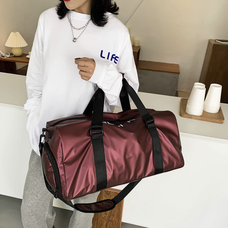Handheld travel bag short-distance wet-dry separation large-capacity storage bag sports fitness bag crossbody large bag