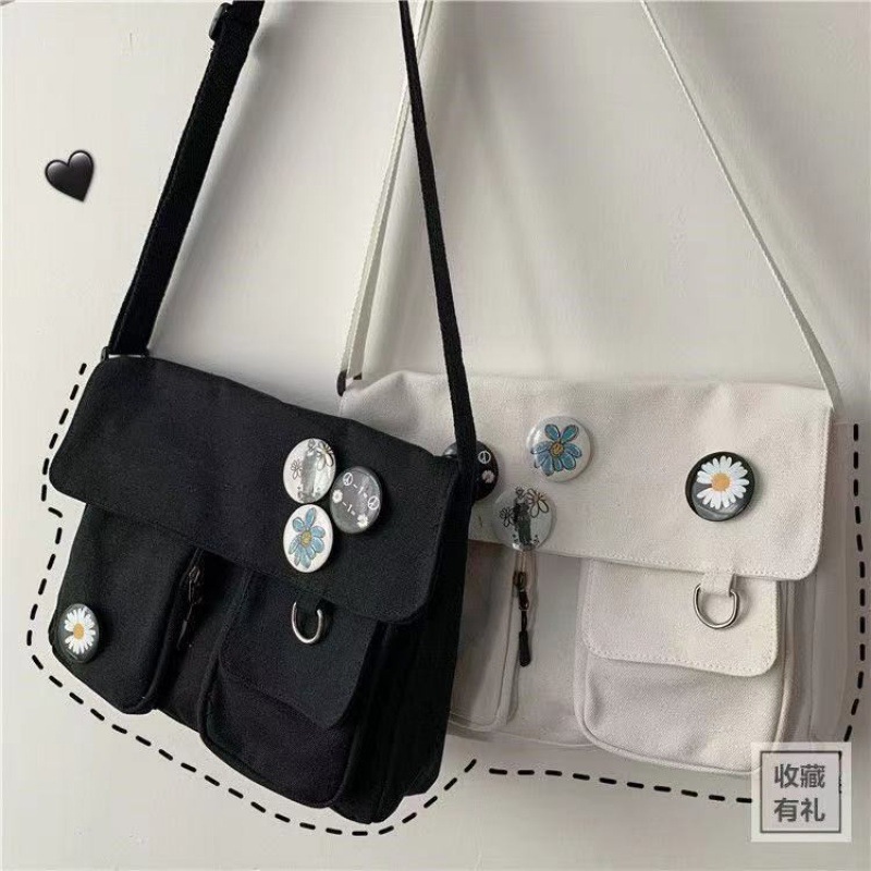 2026 new canvas bag women bag crossbody bag small daisy cute single shoulder large capacity school bag