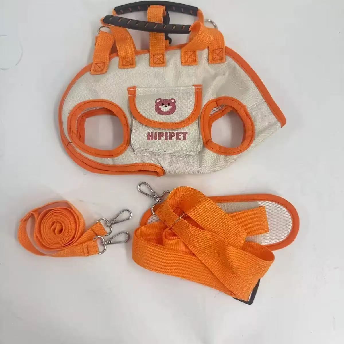 Dog Backpack Shoulder Handheld Pet Travel Backpack Portable Breathable Crossbody Strap Pet Supplies