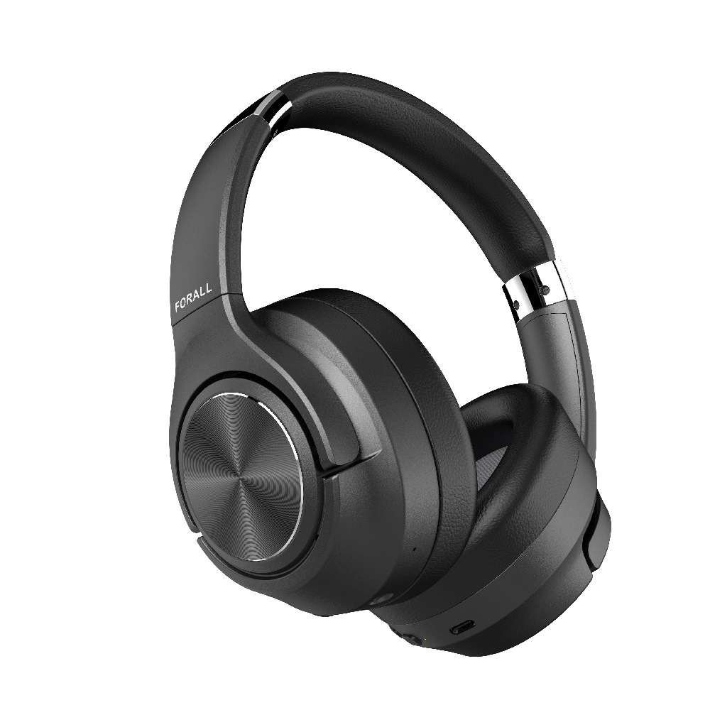 Huizhou-made over-ear dual-feed active noise-cancelling high-fidelity headset over-ear wireless Bluetooth earphones