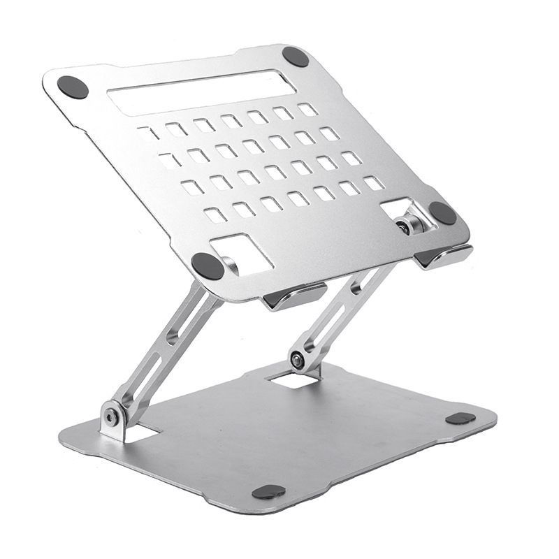 Foldable Laptop Tablet Stand Dual-Axis Stretch Aluminum Alloy Computer Phone Stand Heightening Reading Stand