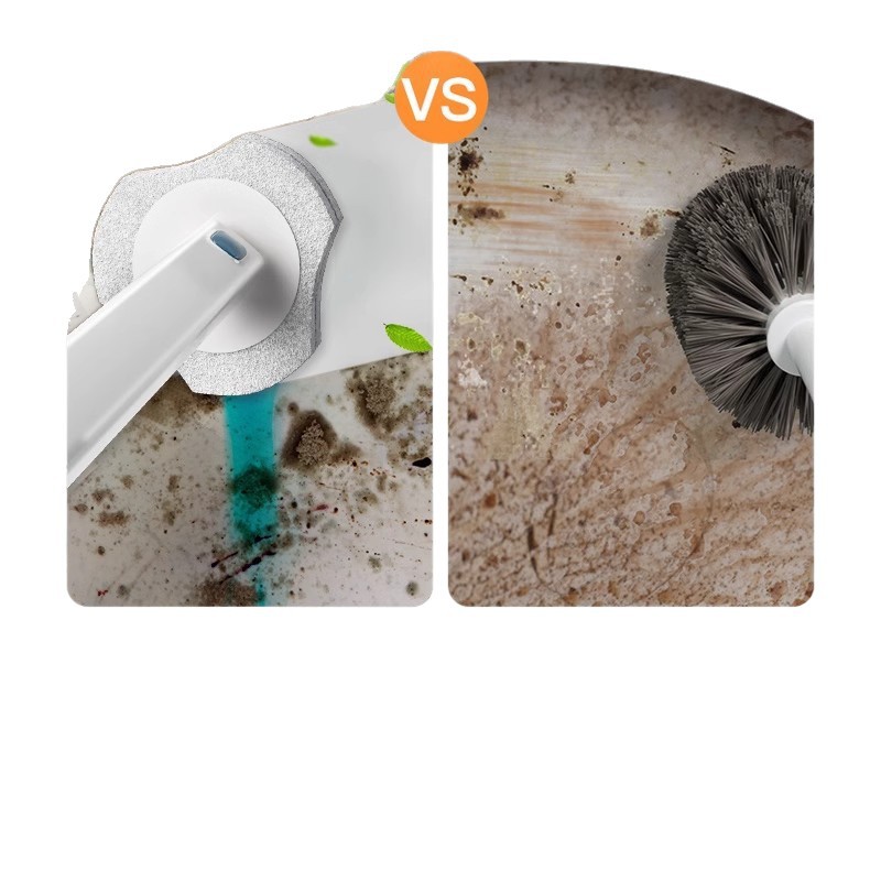 Benshang Disposable Toilet Brush Home No Dead Angle 2025 New Toilet Brush Head Wall-Mounted Cleaning