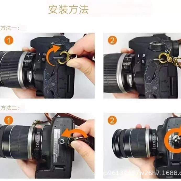 New camera shoulder strap digital accessories cowhide double shoulder strap SLR camera outdoor shoulder strap accessories