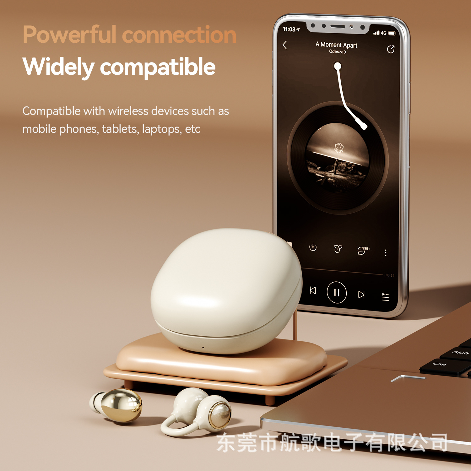 New dual earphones Bluetooth earphones M165 digital display open-ear non-in-ear sports Bluetooth earphones 6.0