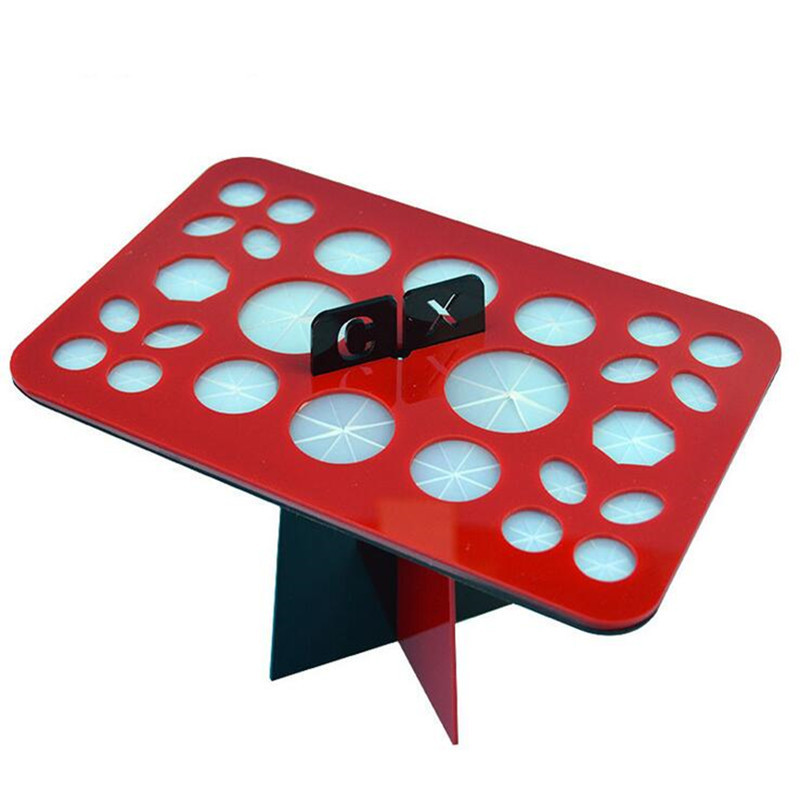 Makeup Brush Drying Rack 14 Hole 26 Hole 28 Hole Acrylic Brush Drying Rack Cleaning Storage Tool Display Rack