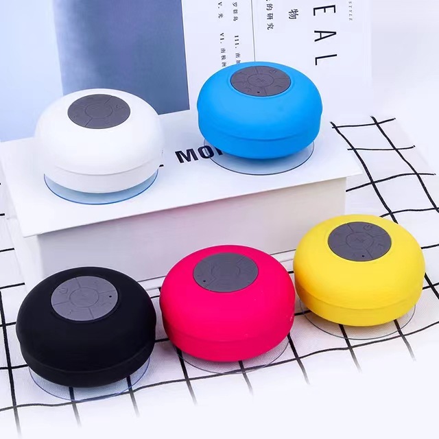 Large suction cup Bluetooth speaker bathroom waterproof mini small speaker portable large suction Bluetooth audio