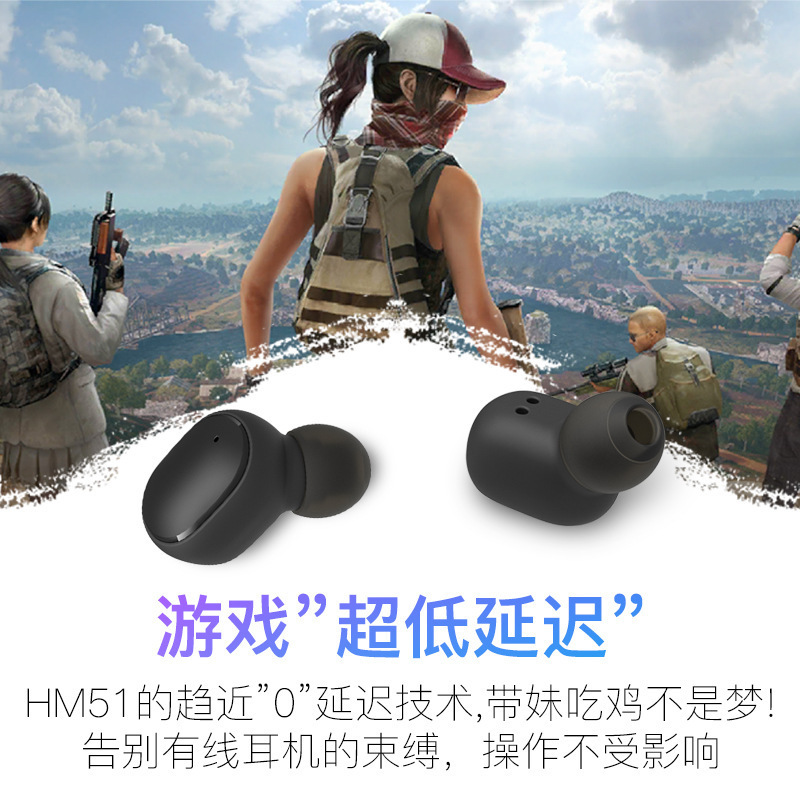 New E6S Bluetooth earphone with long battery life, digital display, in-ear noise-canceling, wireless, large capacity