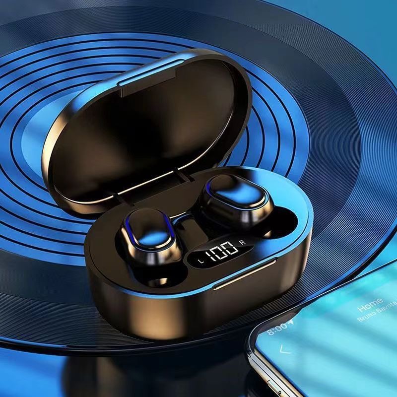 E7s Bluetooth earphone digital display earbuds sports earphone long battery life game wireless Bluetooth earphone