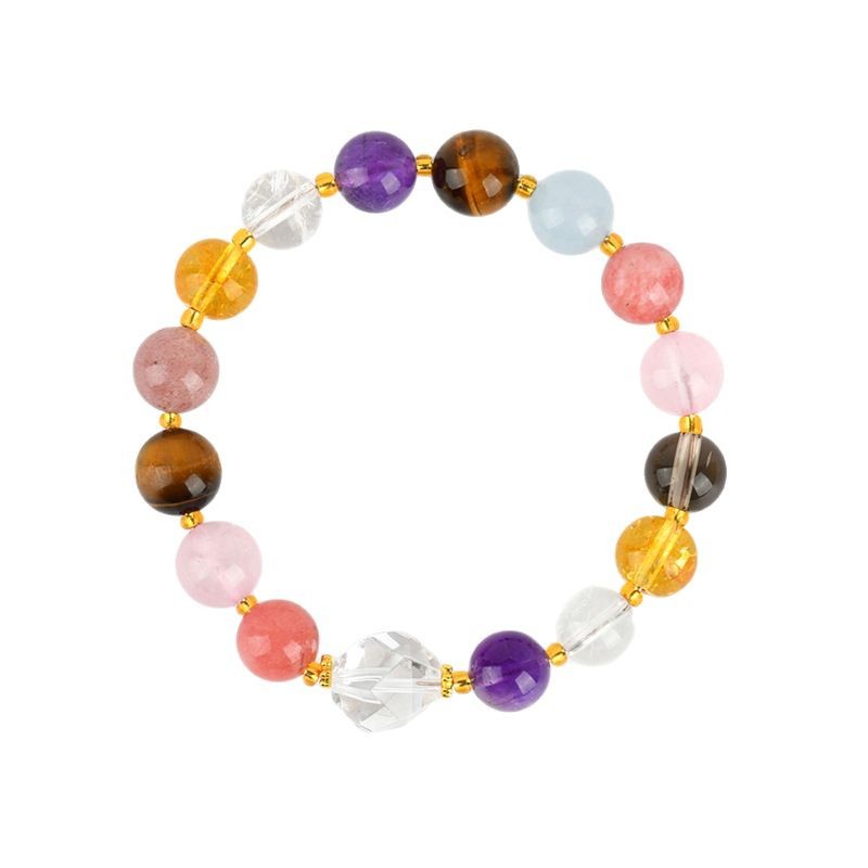 Natural Crystal Multi-treasure Bracelet Original Bracelet Scenic Area Temple Women's New Jewelry