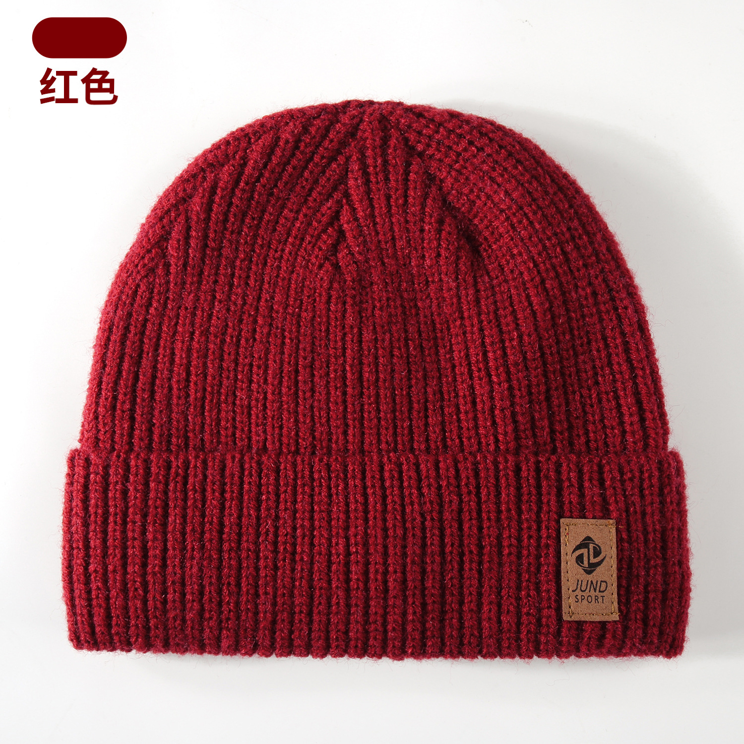Knitted Hat Winter Men and Women New Double-Layer Thick Knit Hat Casual Outdoor Earflap Wool Hat