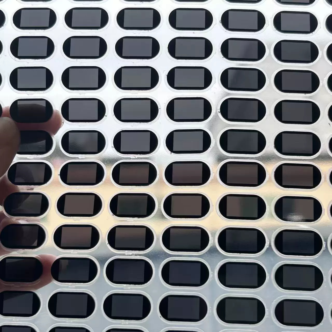 Frosted dark tea semi-transparent PC window cover high-transparency acrylic display lens instrument display light-transmitting panel