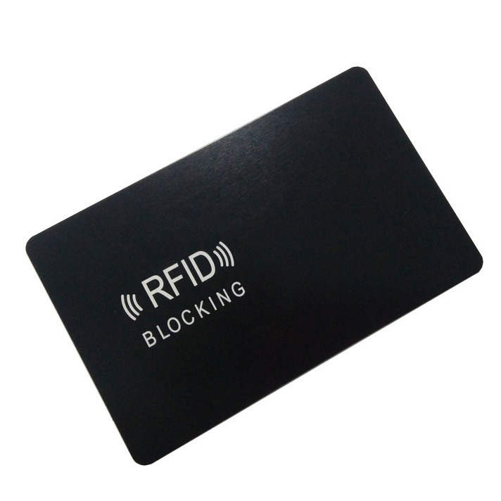 RFID Blocking Card Signal Blocking Card Protect Bank Card Information Prevent Theft RFID Blocking Aluminum Card