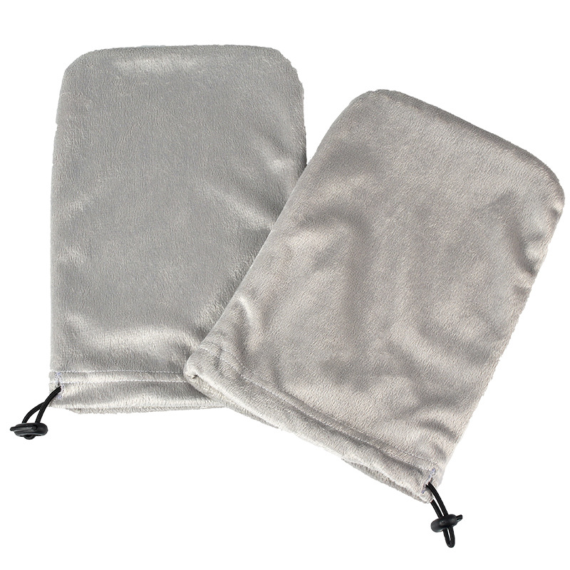 Bathina wax therapy thermal insulation velvet gloves beauty salon hand foot care tool elastic band hand and foot gloves