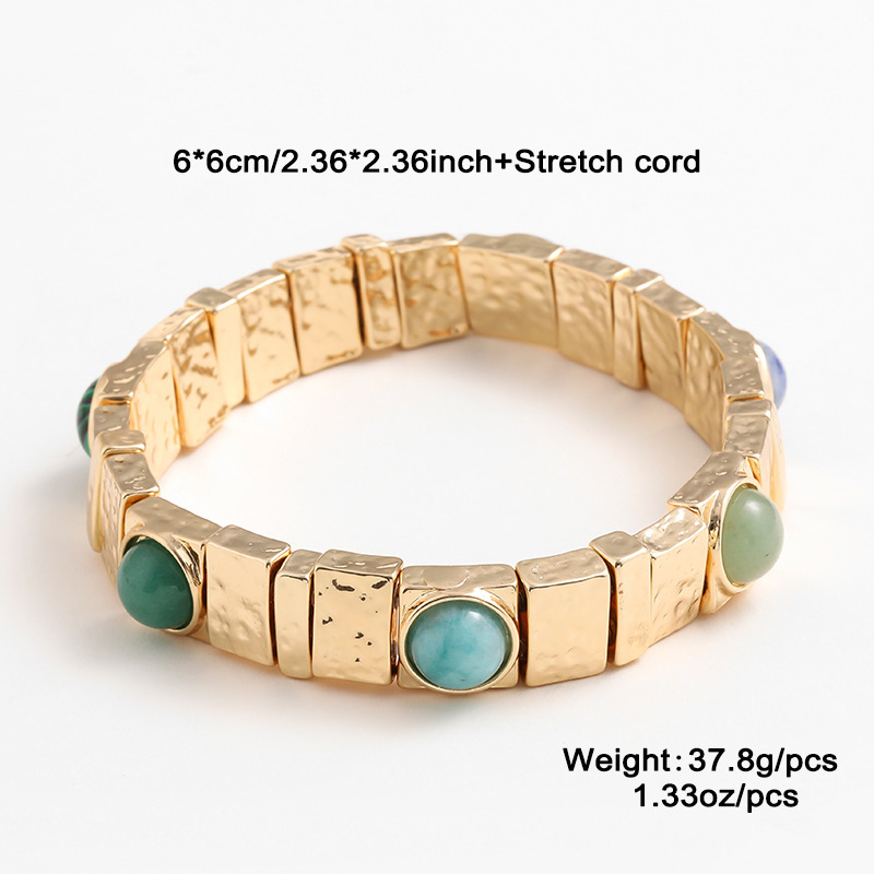 Kenjie vintage-style bracelet design trendy imitation jewelry turquoise tiger eye bracelet