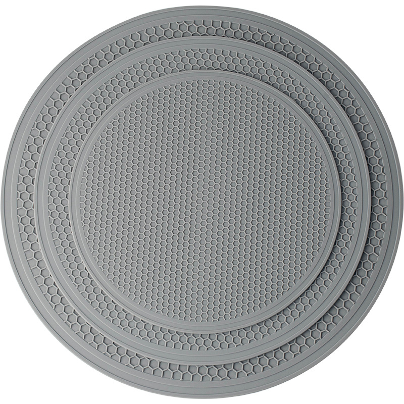 Three Sizes Silicone Honeycomb Heat Mat Silicone Heat Insulation Pot Mat Household Heat Insulation Bowl Mat Large Pot Mat Cup Mat Plate Mat
