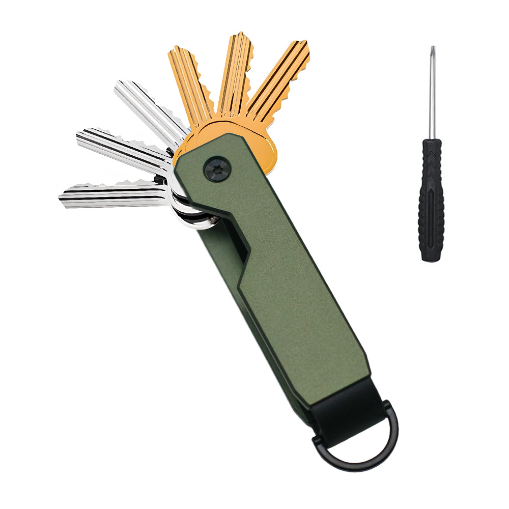 Metal Key Organizer Aluminum Alloy Key Holder Multi-functional Key Clip