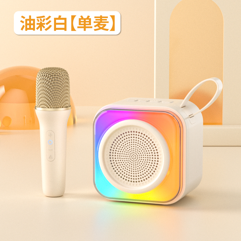 SOAIY SK22 Microphone Speaker All-in-One Bluetooth Singing Karaoke Children Home KTV Machine