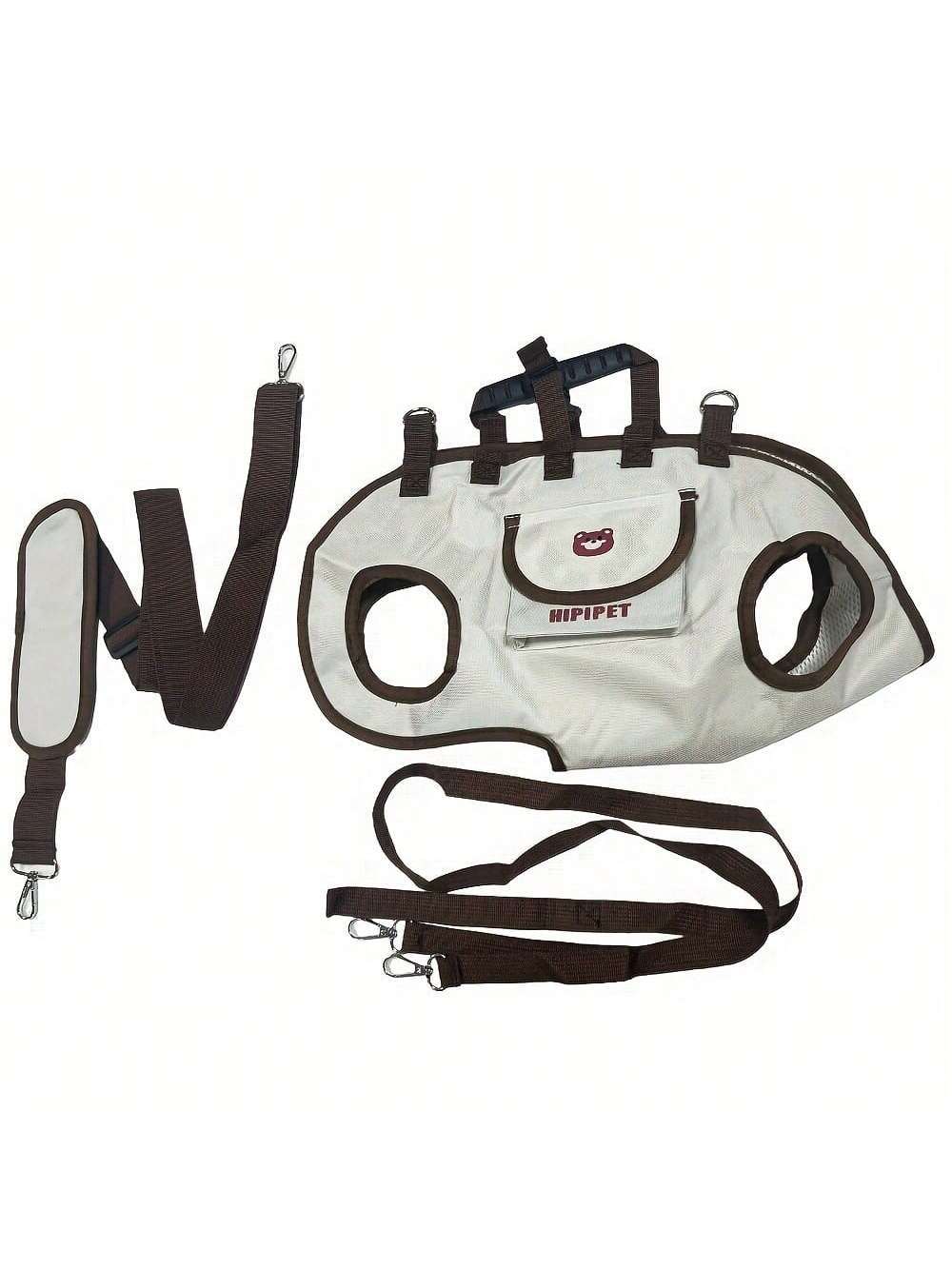 Dog Backpack Shoulder Handheld Pet Travel Backpack Portable Breathable Crossbody Strap Pet Supplies