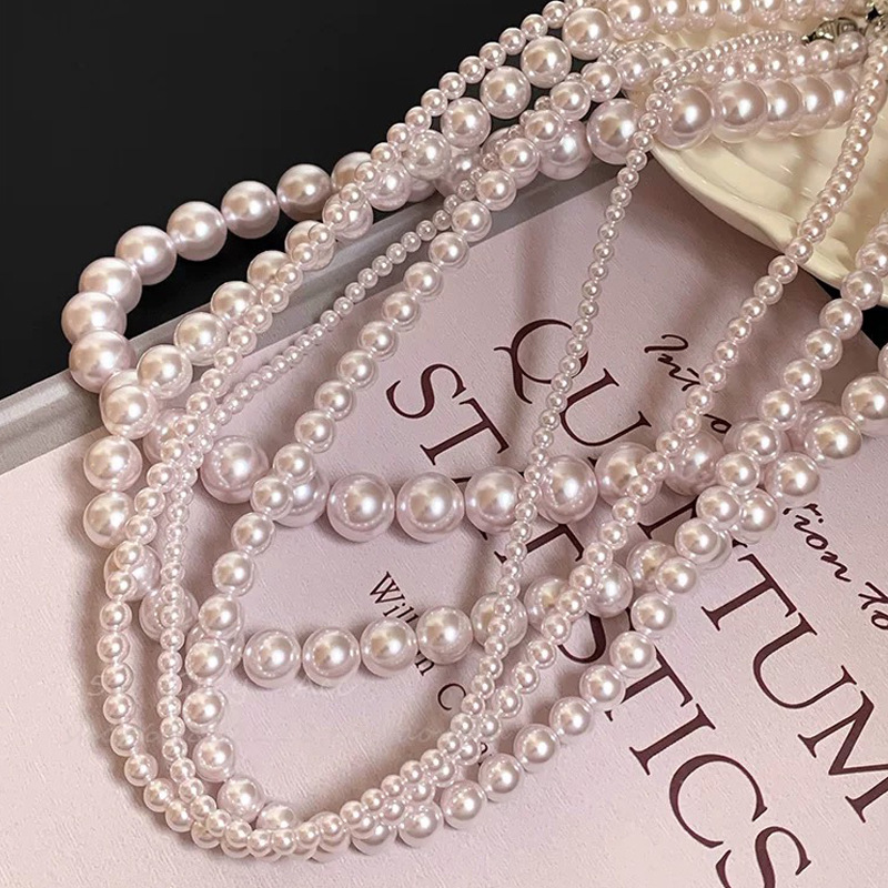 Manta Rose Color Swarovski Pearl Necklace for Women 2025 New Small Clavicle Chain for Women