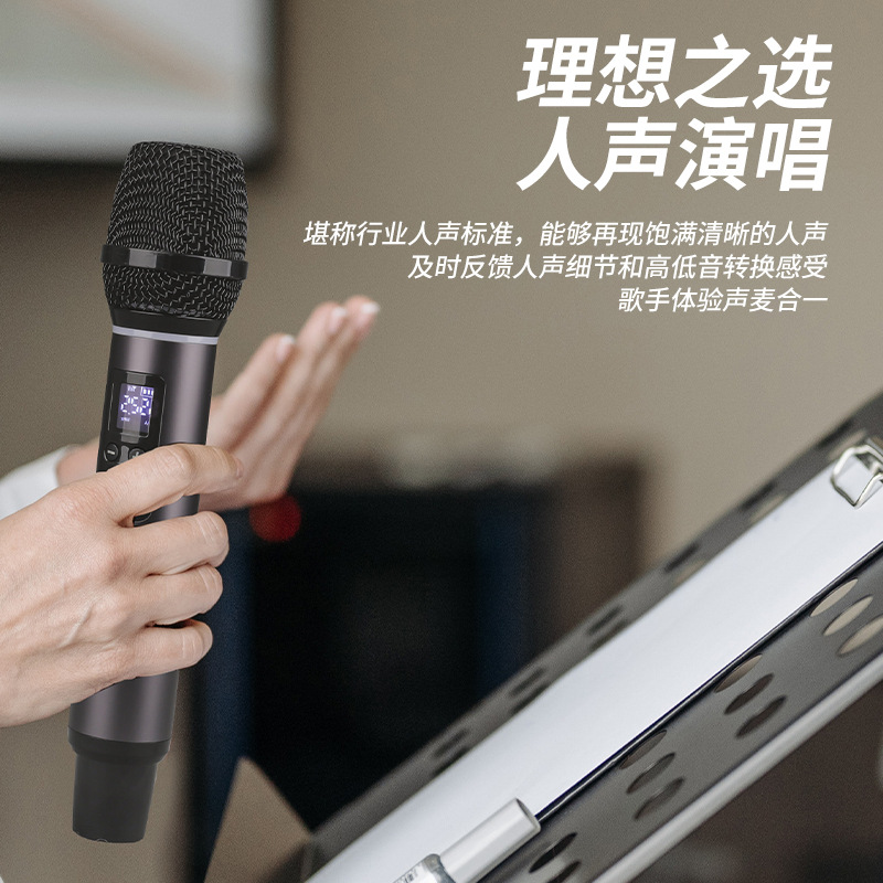 Microphone One to Two Home Outdoor K歌 Performance Stage Wireless Microphone