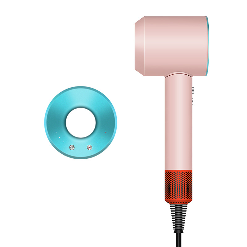 High-speed bladeless hair dryer for home salon high wind speed hair care quick-dry silent constant temperature electric hair dryer for barbershop