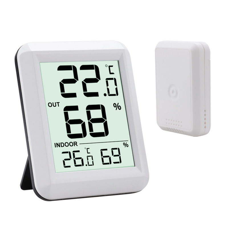 Wireless Indoor Outdoor Thermometer Hygrometer Household Baby Room Hanging Standing Hygrometer Digital Electronic Thermometer