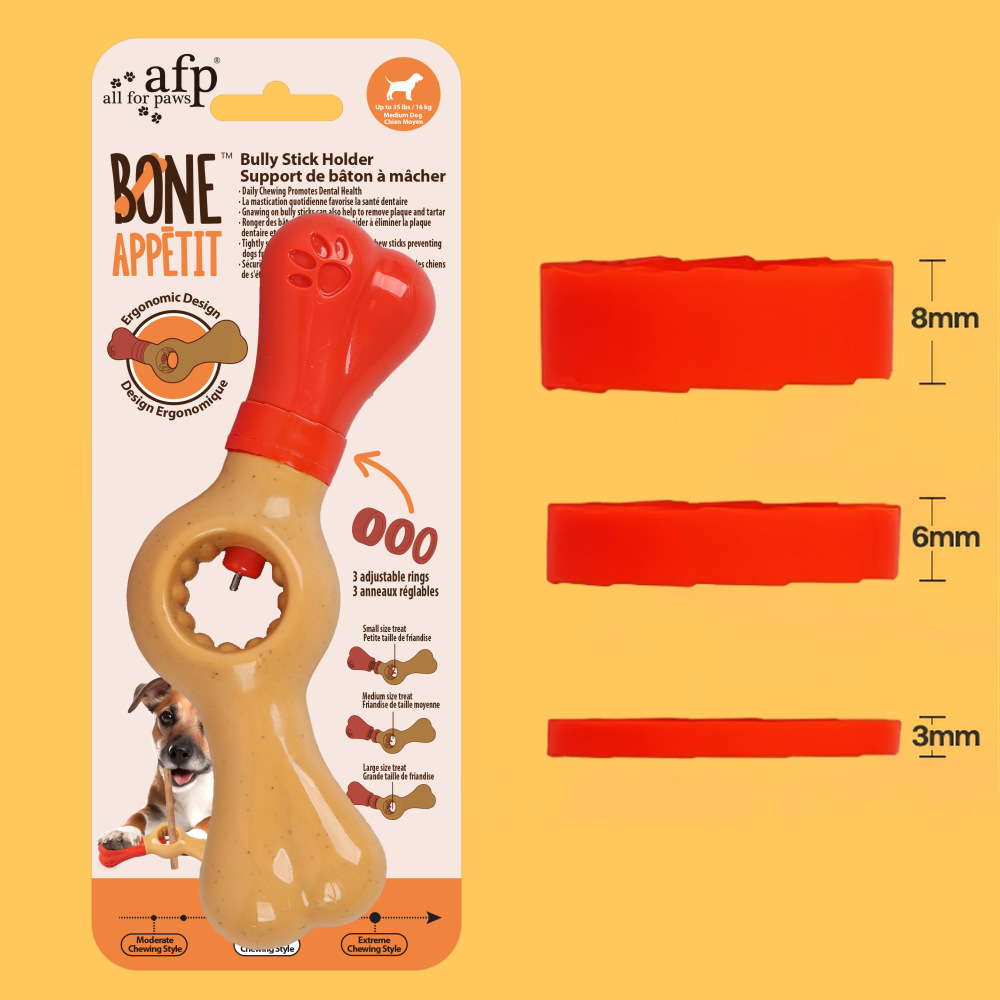 Dog Treat Stick Fixer Chewing Stick Holder Teeth Grinding Bite-resistant Cleaning Anti-choking Dog Toy