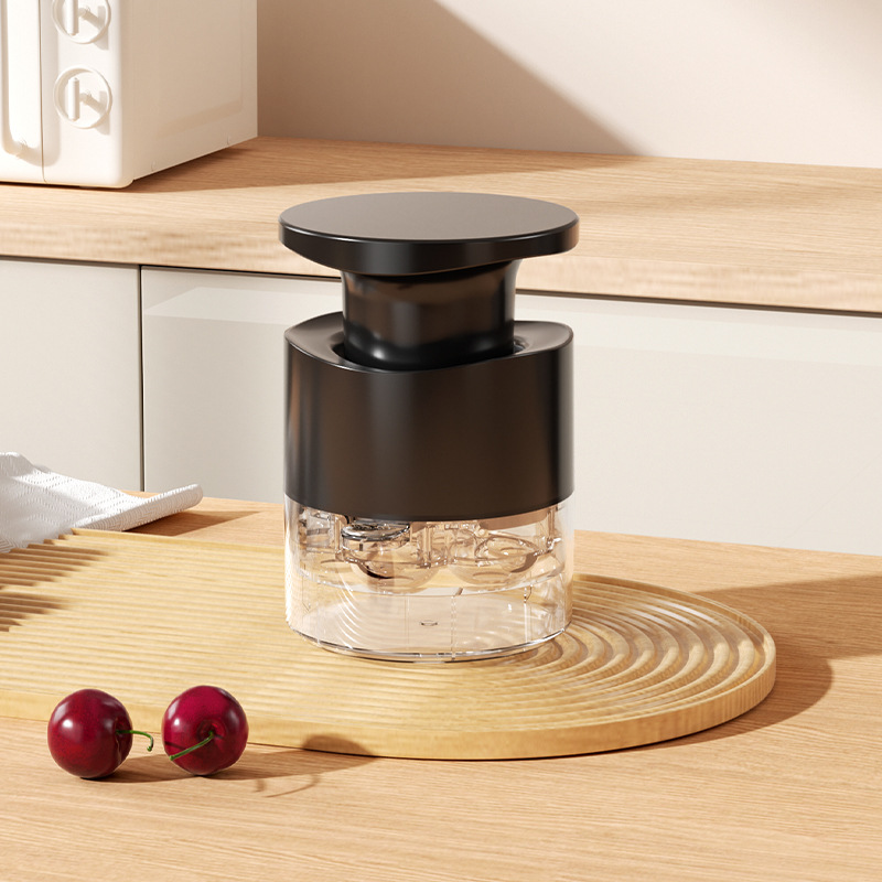 Seven-hole press cherry pitter, kitchen pitting and coring gadget
