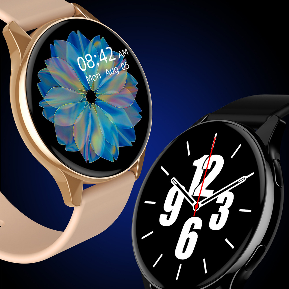 Run Volume T2pro Smart Round Screen Watch Bluetooth Call Information Notification Sports Record Men Women Watch