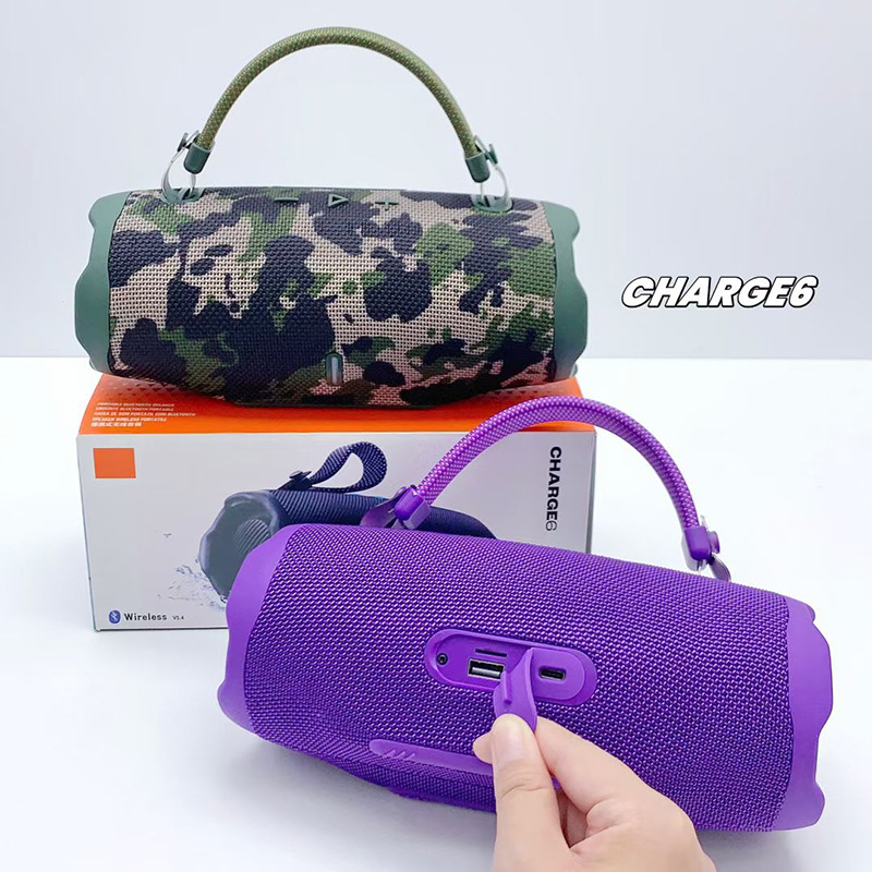 Charge 6 Shockwave 6 Wireless Bluetooth Speaker Portable Outdoor Bass Small Speaker