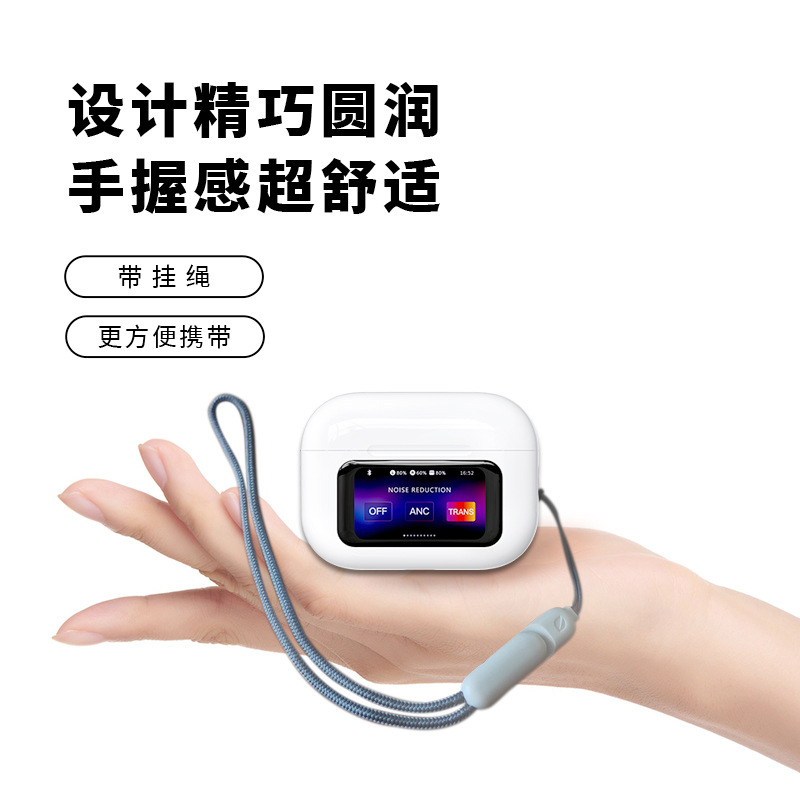 Huaqiangbei Fifth Generation A9Pro Bluetooth Earphones Display Screen Battery Life ANC Noise Reduction Wireless In-Ear High Sound Quality