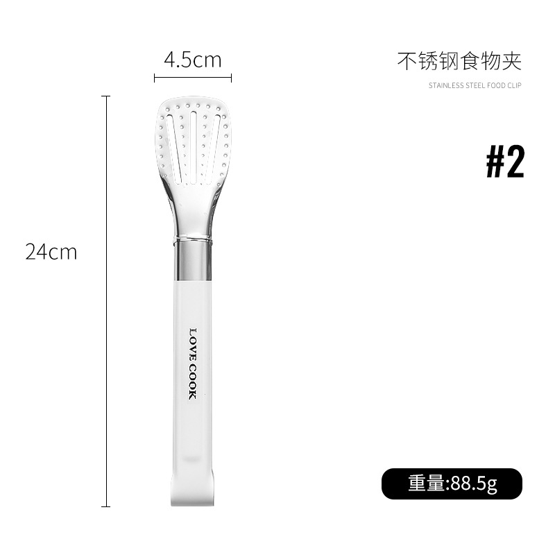 304 stainless steel anti-scald food clip anti-slip food clip kitchen baking clip barbecue clip meat clip