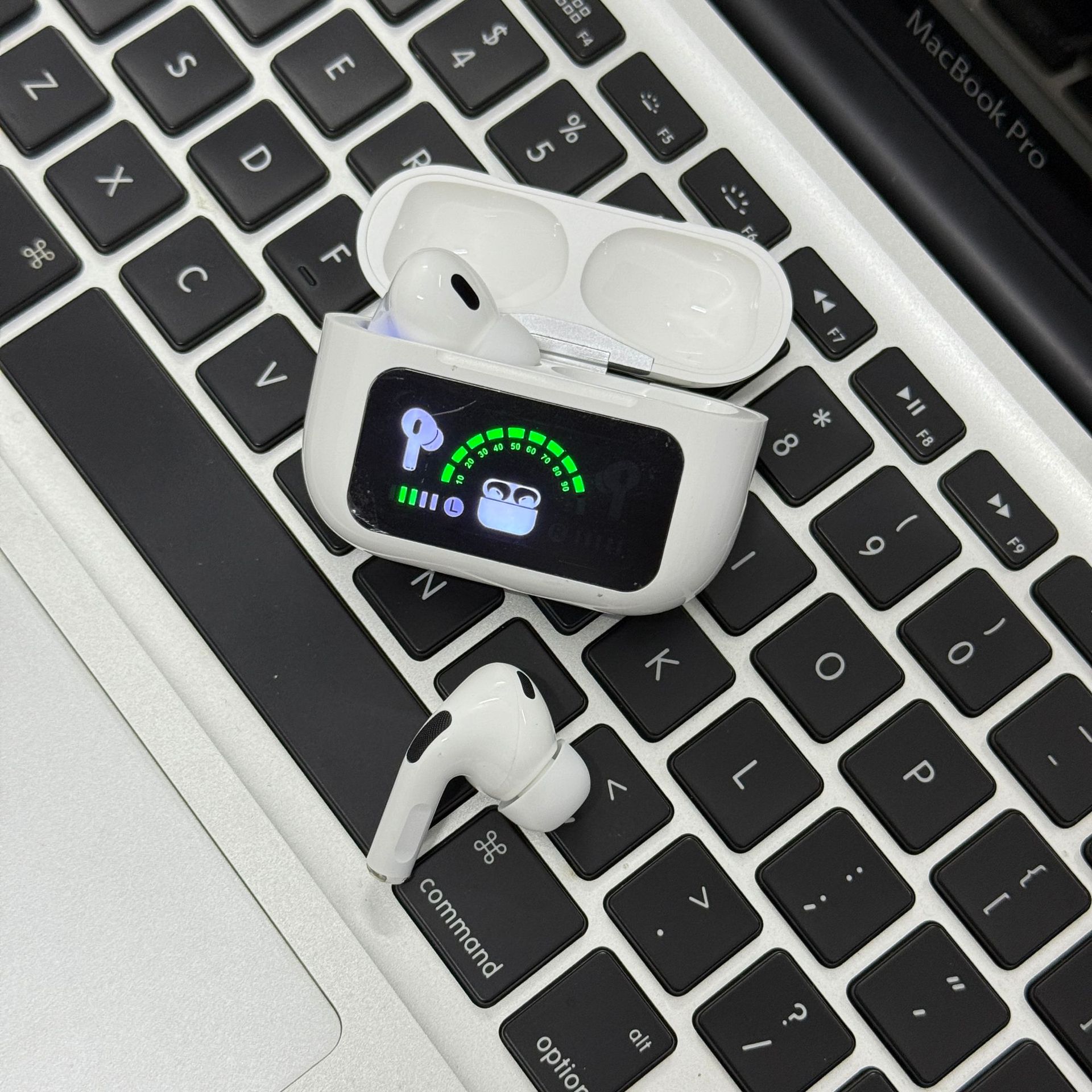 AI Translation a9pro Bluetooth Headset Huaqiangbei ANC Noise Cancellation Fifth Generation Color Screen Smart Wireless Headset Bluetooth