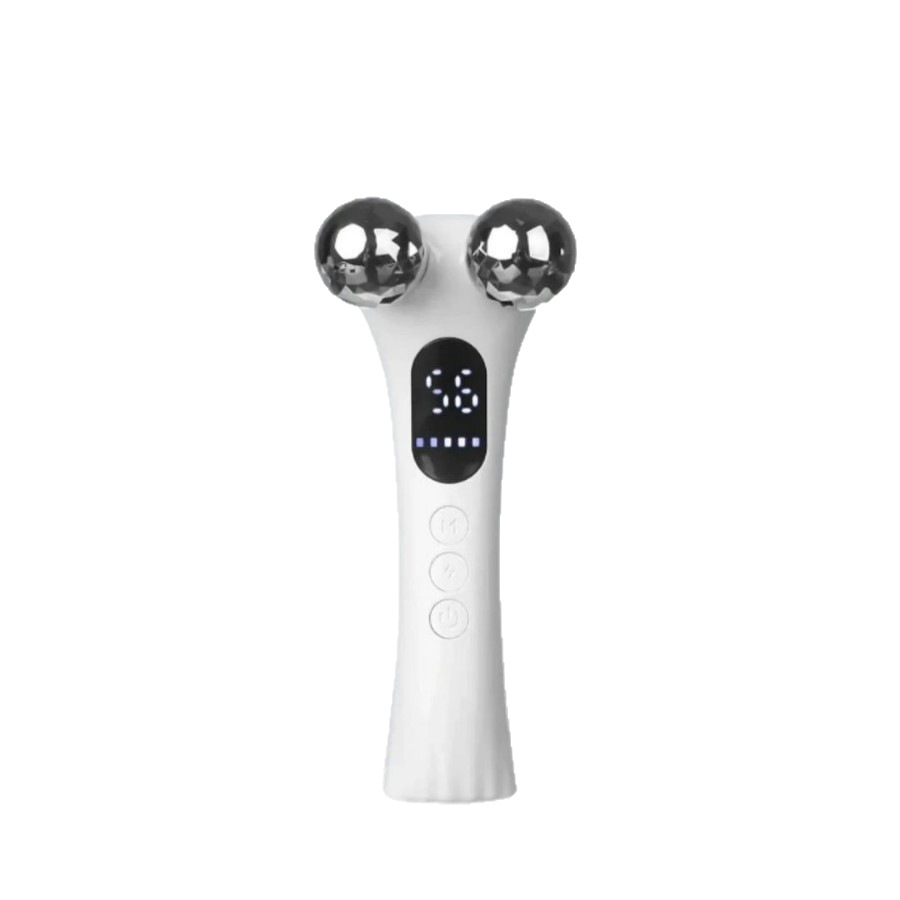 EMS Microcurrent Beauty Device 4D Roller V Face Home Firming Lifting Facial Massager