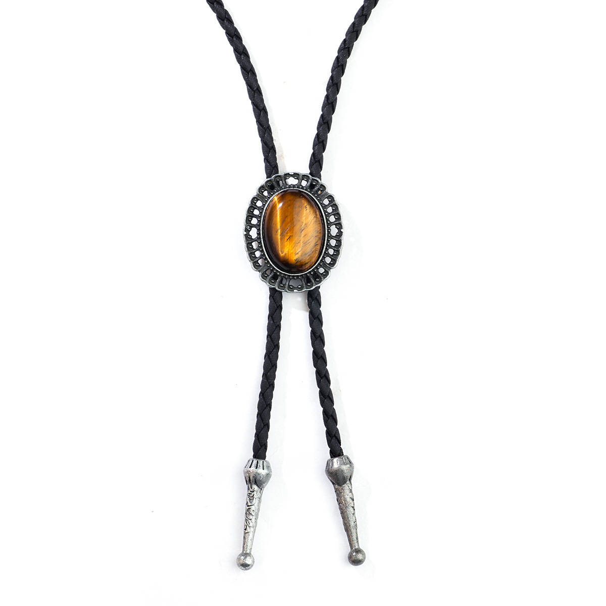 Turquoise Bolo Tie Pendant Men's Sweater Chain Western Cowboy Bolero Tie