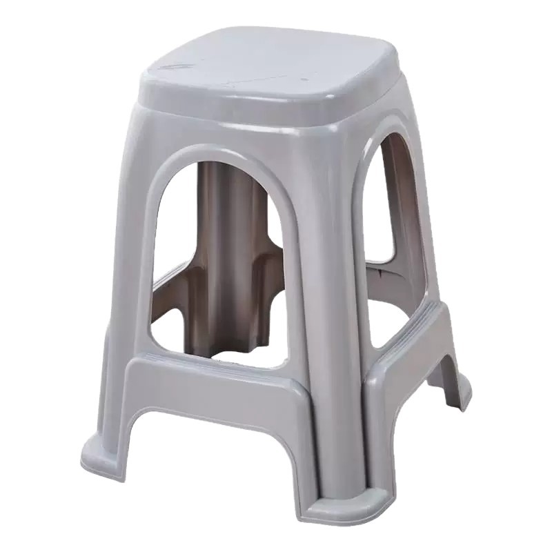 Plastic stool thickened living room chair adult extra-thick high stool dining table square bench