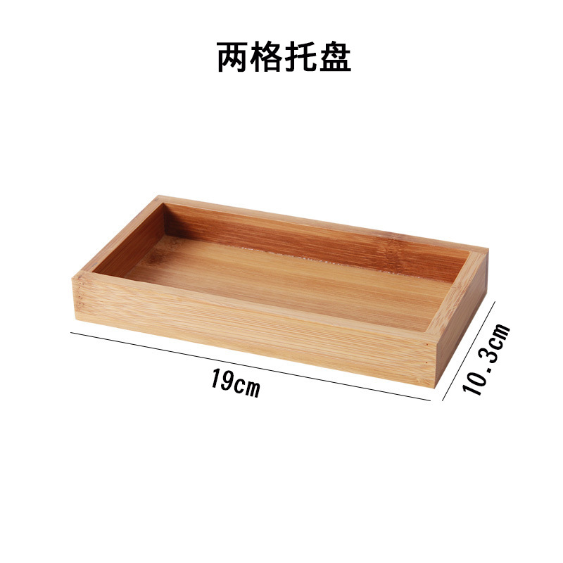 Bamboo fruit plate with compartments, snack nuts, small dishes, candy, KTV condiments, dessert ceramic dried fruit plate, divided box