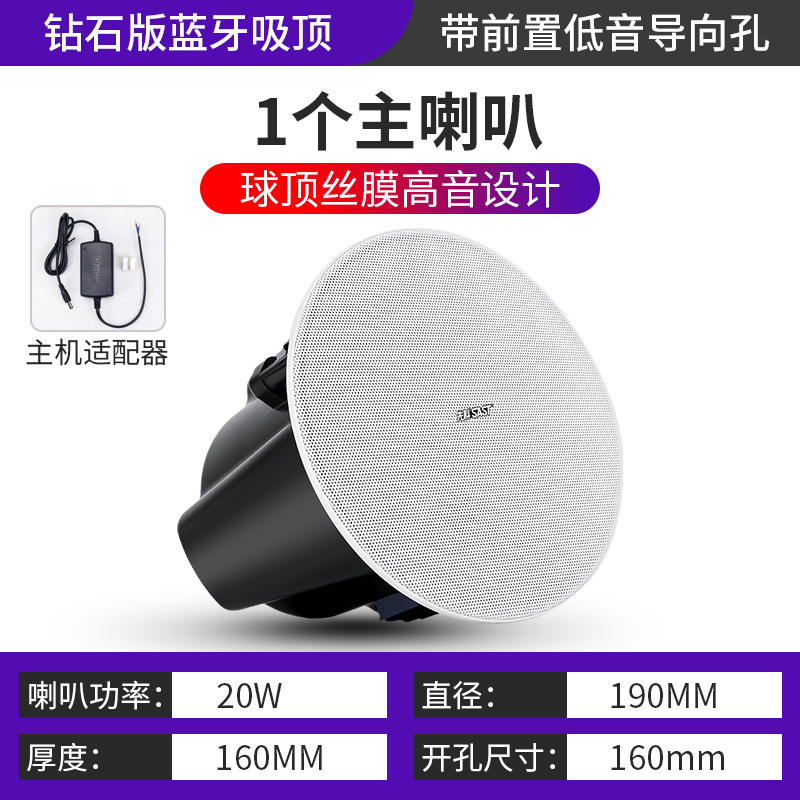 钻石款丝膜高音蓝牙吸顶主箱