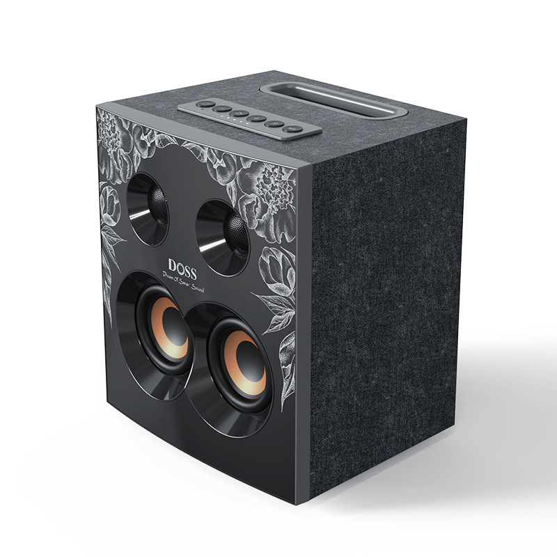 DOSS SoundBox H300 Leyan Upgraded Version Panoramic Sound HIFI Bluetooth Speaker Home Desktop Audio