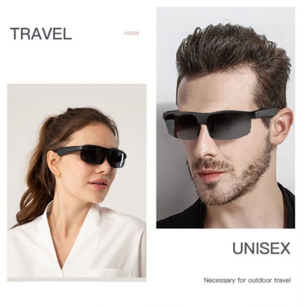 AI Smart Translation Glasses Bluetooth Glasses M6pro Outdoor Sports Sunglasses UV Protection Audio Sunglasses