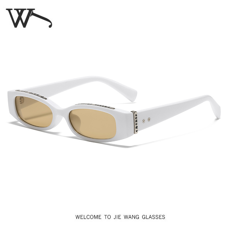 2026 New Narrow Frame Sunglasses Simple UV Protection Small Frame Sunglasses