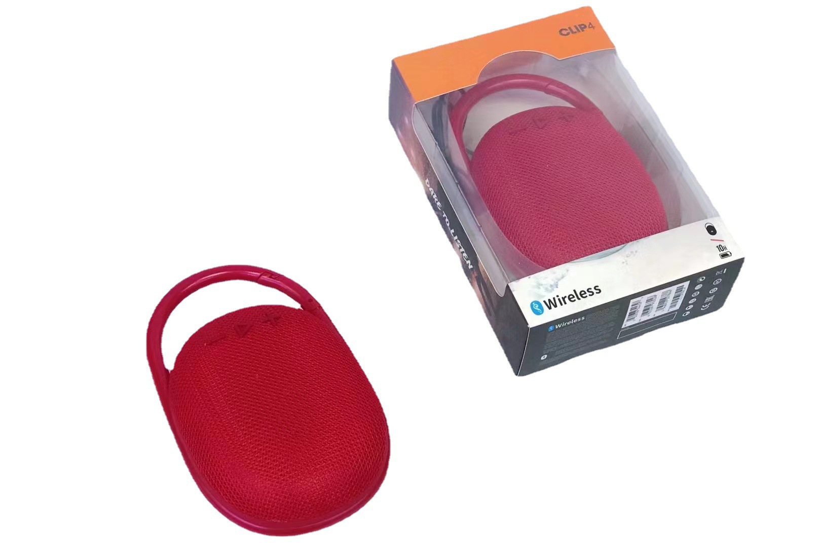 CLIP4 Bluetooth Small Speaker Home Outdoor Portable Card U Disk Wireless Bluetooth Mini Gift Pocket Speaker