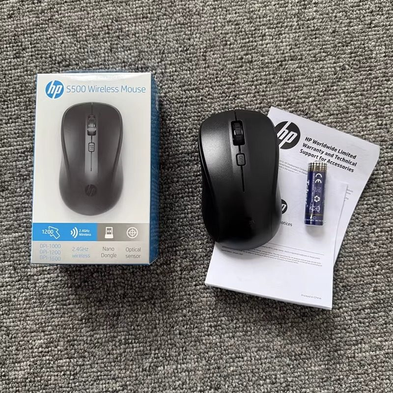 HP S1000 PLUS Wireless Mouse 2.4G All-in-One Notebook Desktop Computer TV