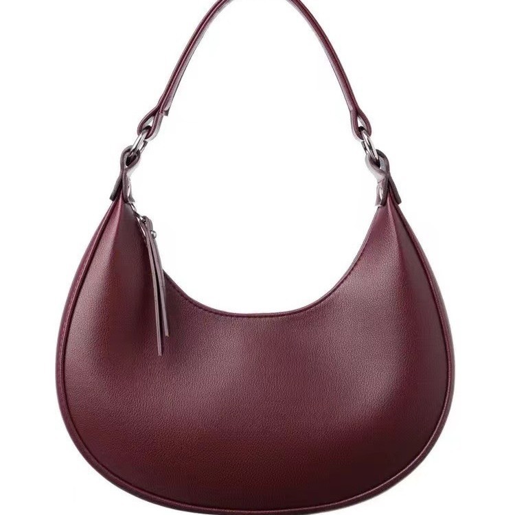 Simple single-shoulder handbag large capacity women's crossbody bag underarm bag niche therow bag