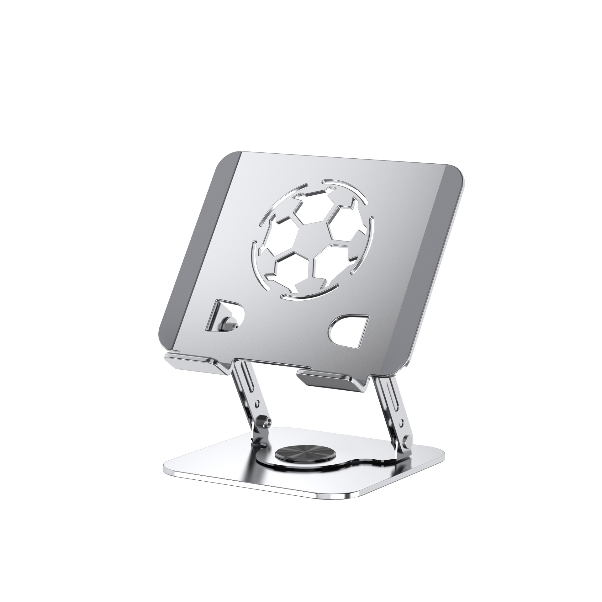 Metal Carbon Steel Rotatable Laptop Stand Suitable for Tablet Foldable Desktop Adjustable Height Riser Stand