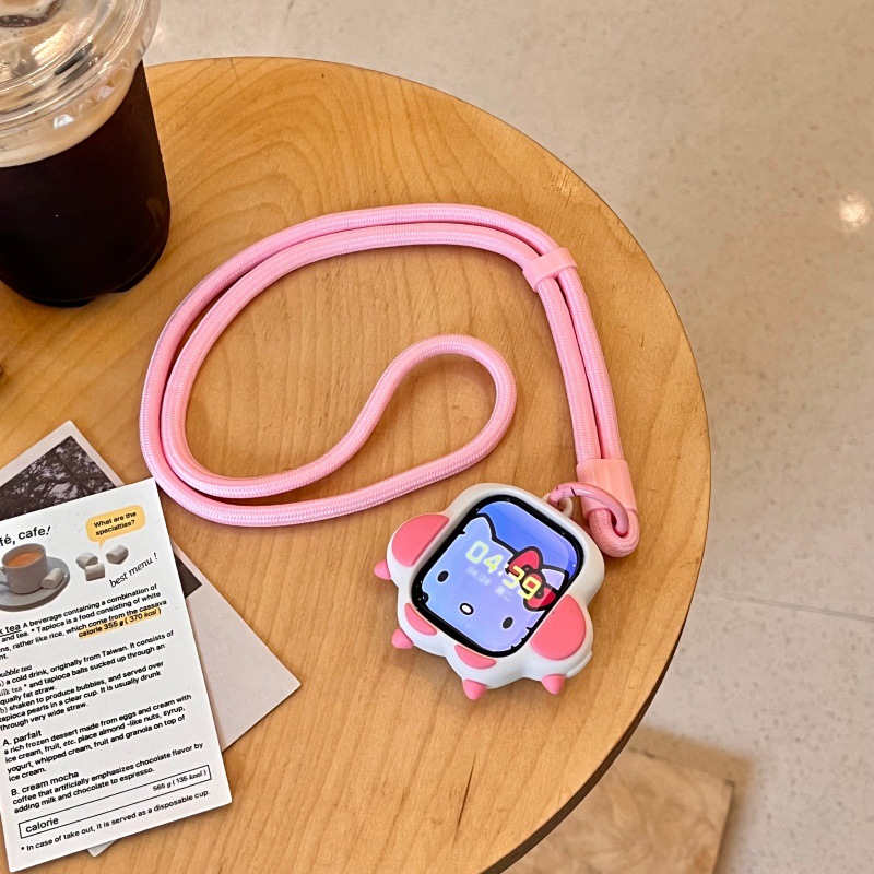 Cute cat paw Apple Apple watch S11/10/9 compatible iWatch Ultra protective case full coverage soft case