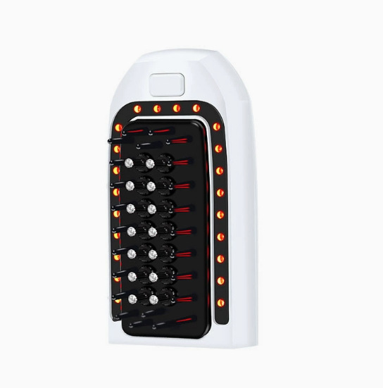 Kakushang Meridian Massage Comb Electric Scalp Applicator Microcurrent Red Light Hair Care Hair Comb New Product