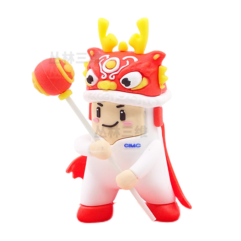 Custom Cartoon USB Drive PVC Soft Plastic Gift USB Flash Drive Large Capacity Plush Toy Shape USB